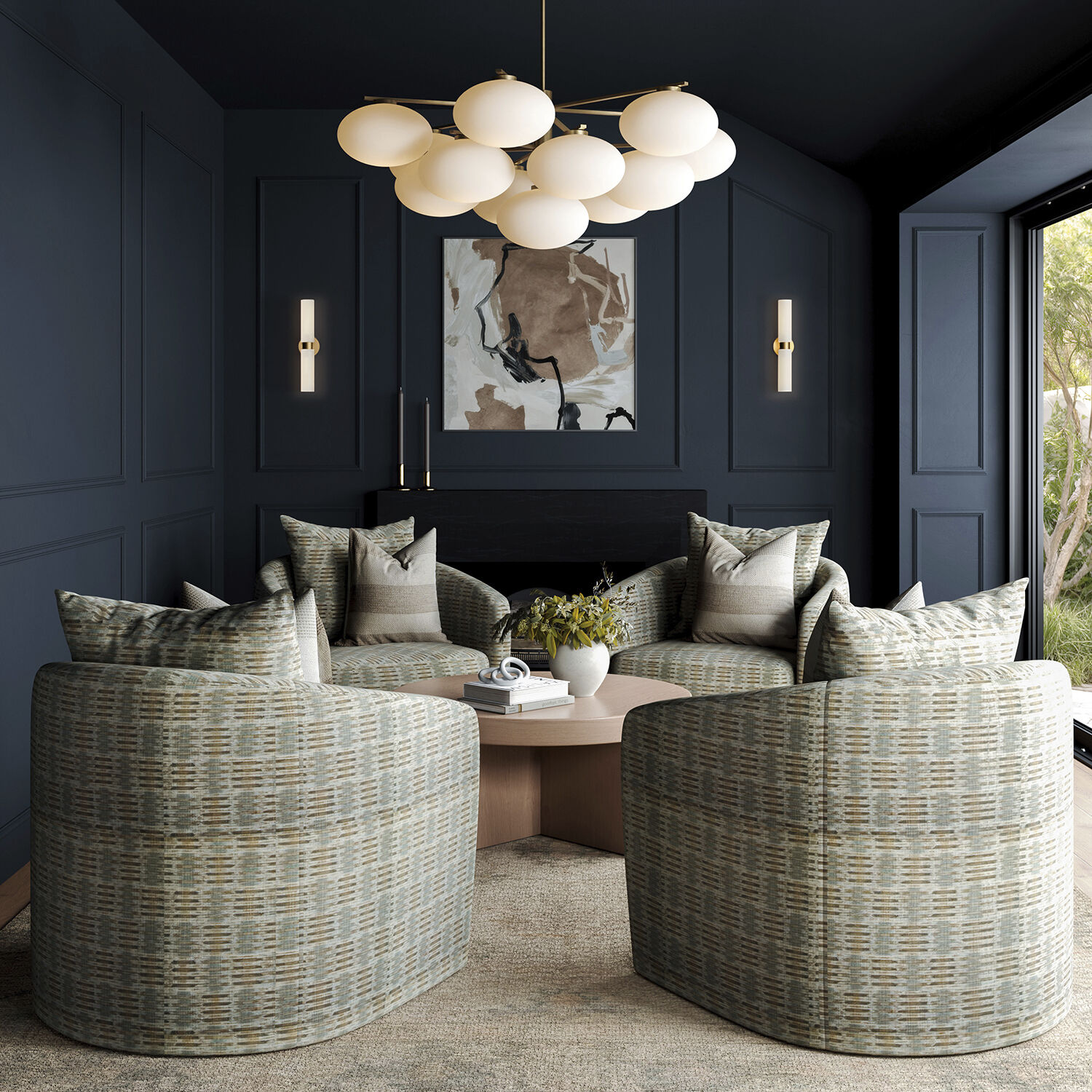 Soren 13 Light 45.5 inch Aged Brass Chandelier Ceiling Light