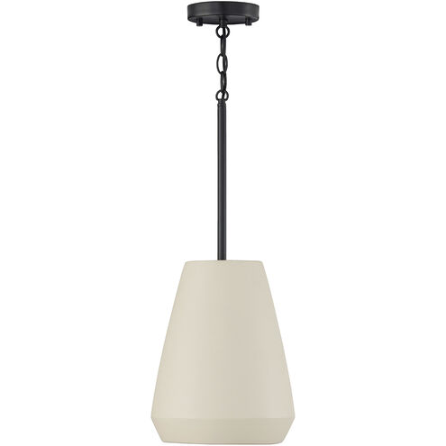 Della 1 Light 10 inch Terracotta Ivory Pendant Ceiling Light