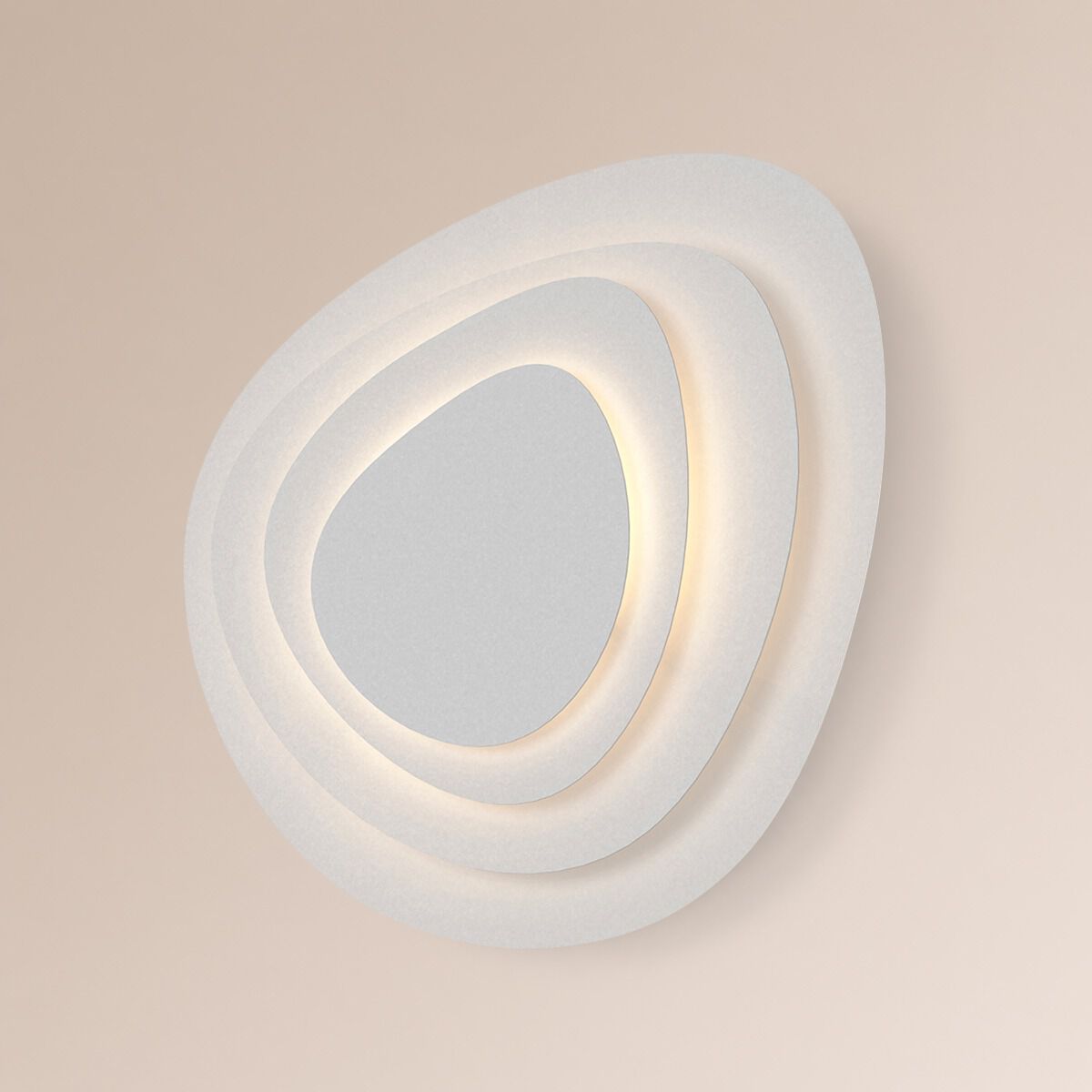 Abstract Panels Wall Sconce  