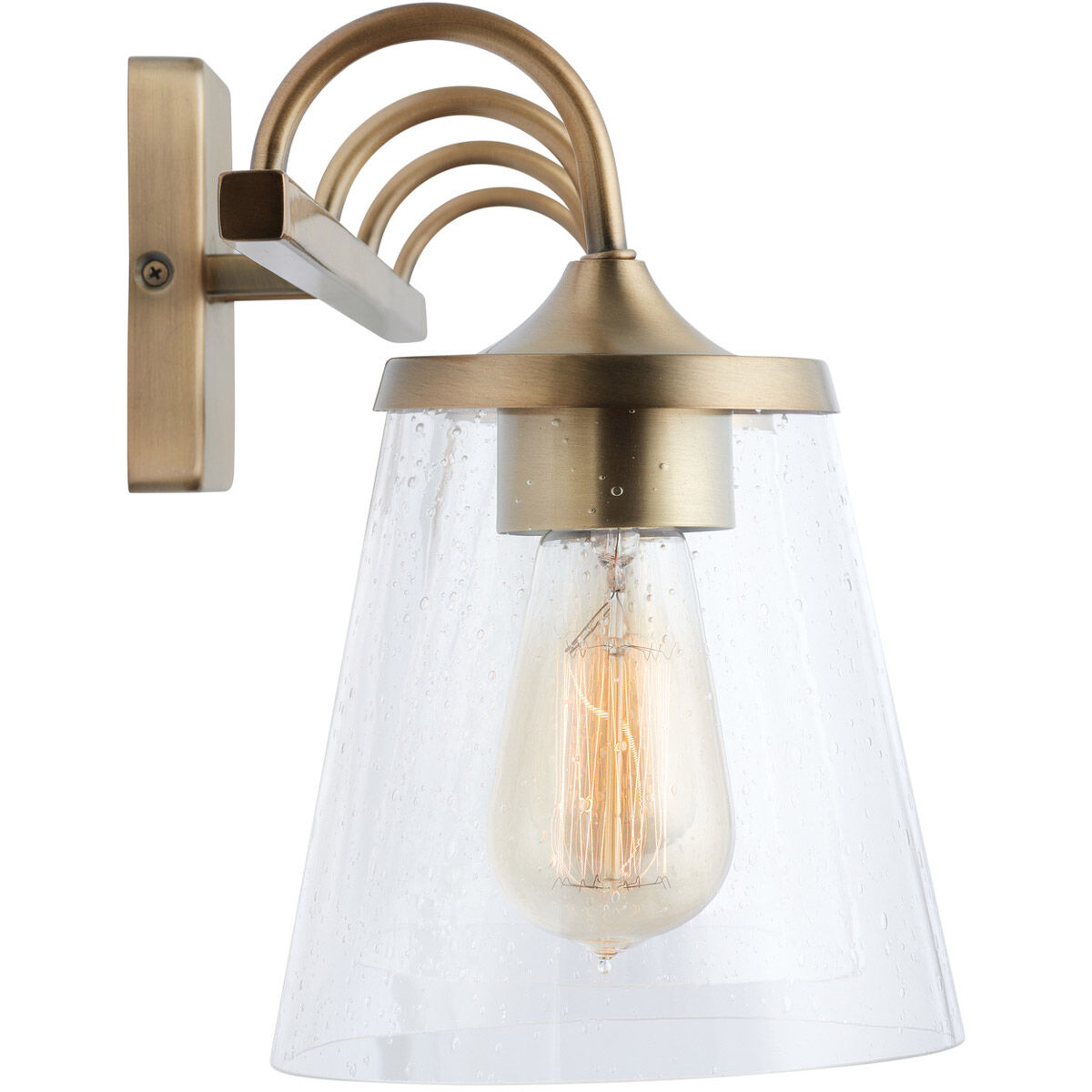 Jayne 4 Light 33.25 inch Aged Brass Vanity Light Wall Light