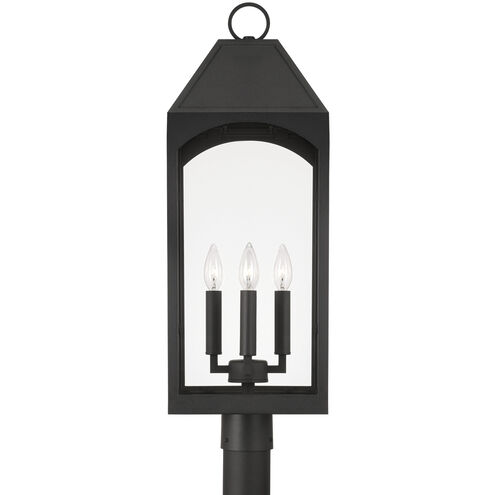 Burton 4 Light 29 inch Black Outdoor Post Lantern
