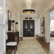 Weller 4 Light 27.5 inch Matte Brass and Black Chandelier Ceiling Light
