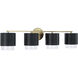 Weller 4 Light 33.50 inch Bathroom Vanity Light