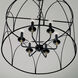 Amara 6 Light 28 inch Matte Black with Brass Pendant Ceiling Light