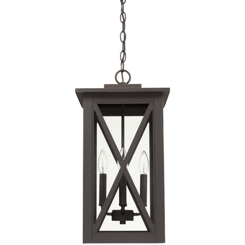 Avondale 4 Light 11 inch Oiled Bronze Outdoor Hanging Lantern