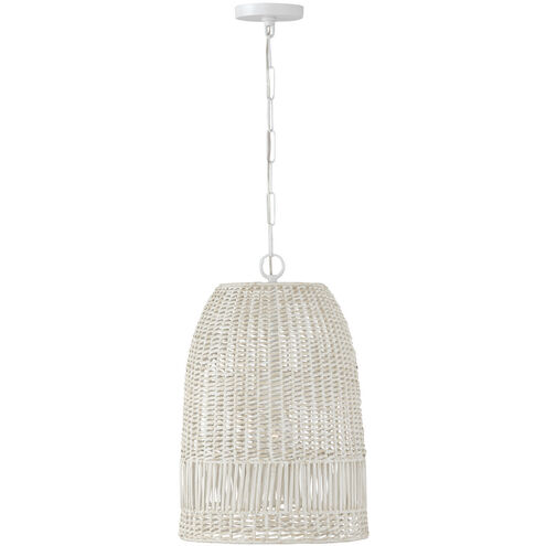 Naomi 1 Light 13.75 inch Chalk White Pendant Ceiling Light