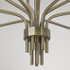 Palmer 10 Light 41 inch Antiqued Brass Chandelier Ceiling Light
