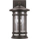 Mission Hills 1 Light 14 inch Oiled Bronze Outdoor Wall Lantern