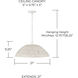 Naomi 1 Light 21 inch Chalk White Pendant Ceiling Light