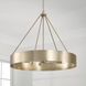 Weller 4 Light 27.5 inch Matte Brass Chandelier Ceiling Light