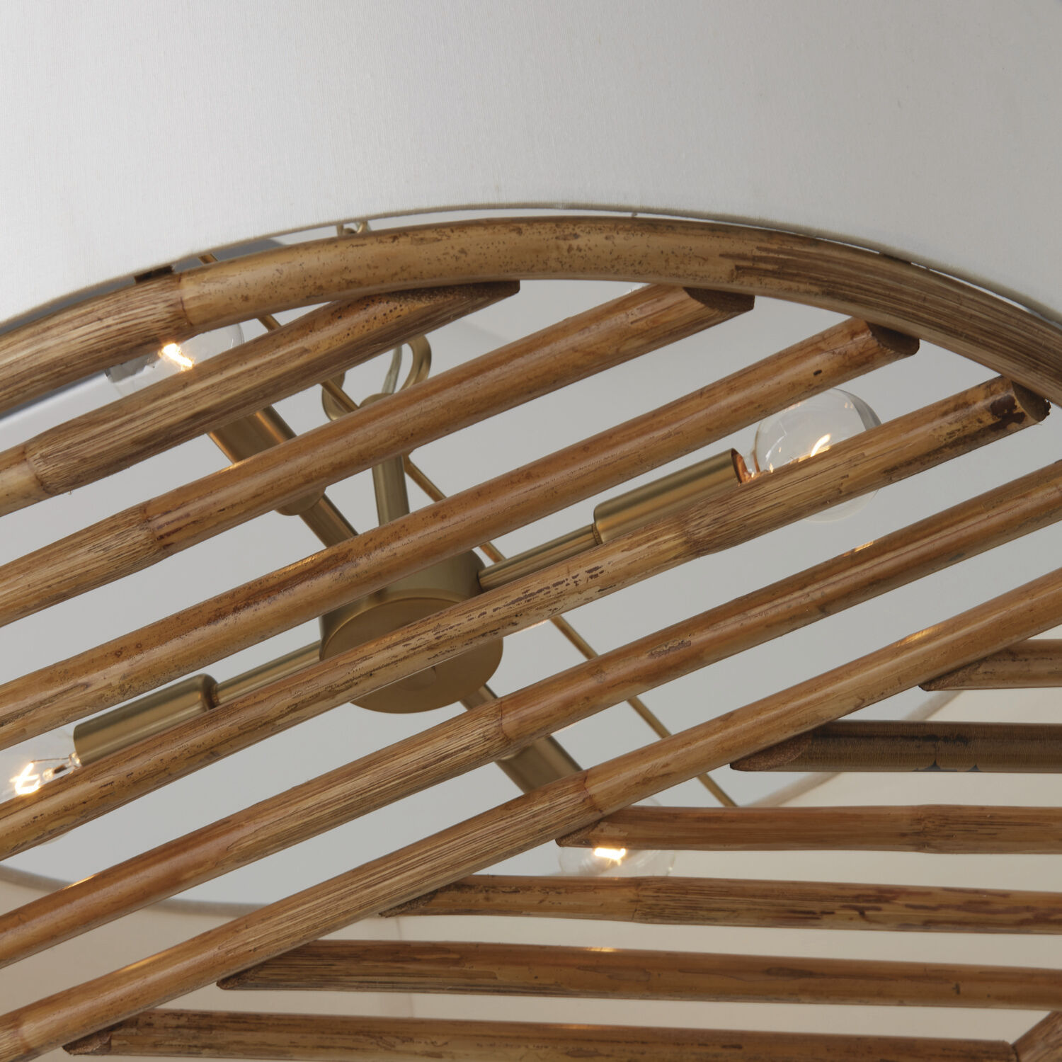 Soleil 4 Light 24.5 inch Matte Brass Pendant Ceiling Light