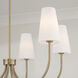Averitt 6 Light 37.25 inch Aged Brass Chandelier Ceiling Light