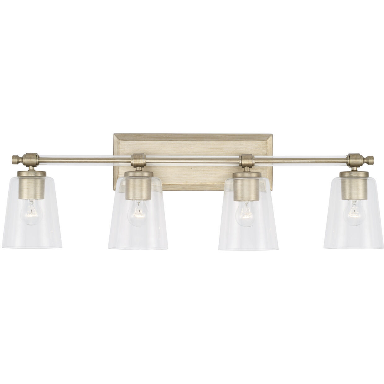 Breigh 4 Light 32 inch Brushed Champagne Vanity Light Wall Light