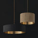 Donovan 3 Light 19.75 inch White Wash and Matte Brass Pendant Ceiling Light
