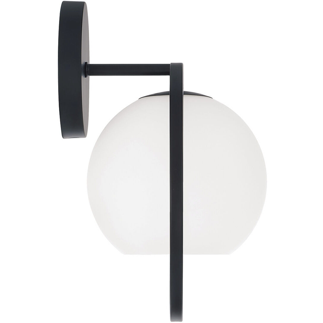 Zeek Sconce Wall Light in Matte Black