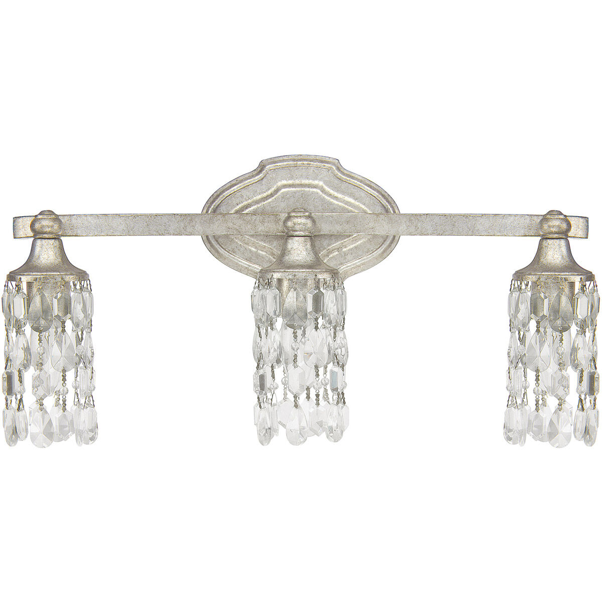 Antique silver vanity light clearance