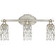 Blakely 3 Light 21 inch Antique Silver Vanity Light Wall Light