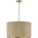 Donovan 3 Light 19.75 inch White Wash and Matte Brass Pendant Ceiling Light