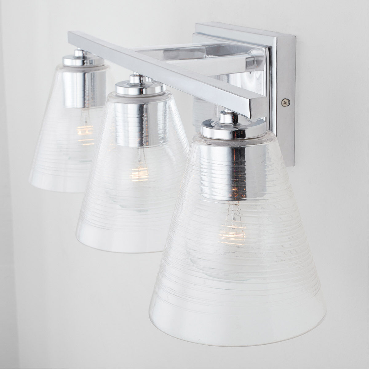 Layla 3 Light 24 inch Chrome Vanity Light Wall Light