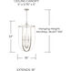Laurent 4 Light 18 inch Polished Nickel Foyer Light Ceiling Light