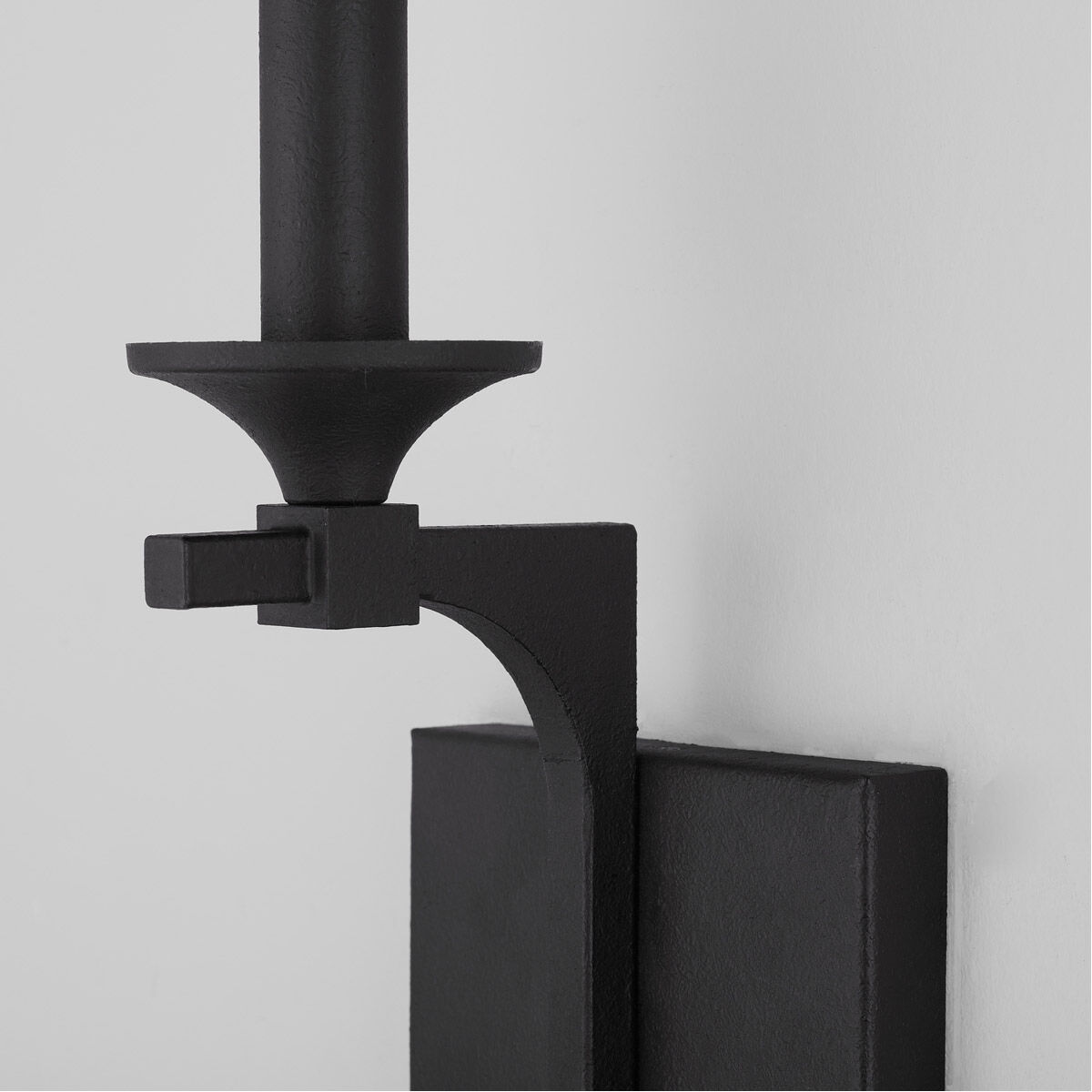 Clint 1 Light 5 inch Black Iron Sconce Wall Light