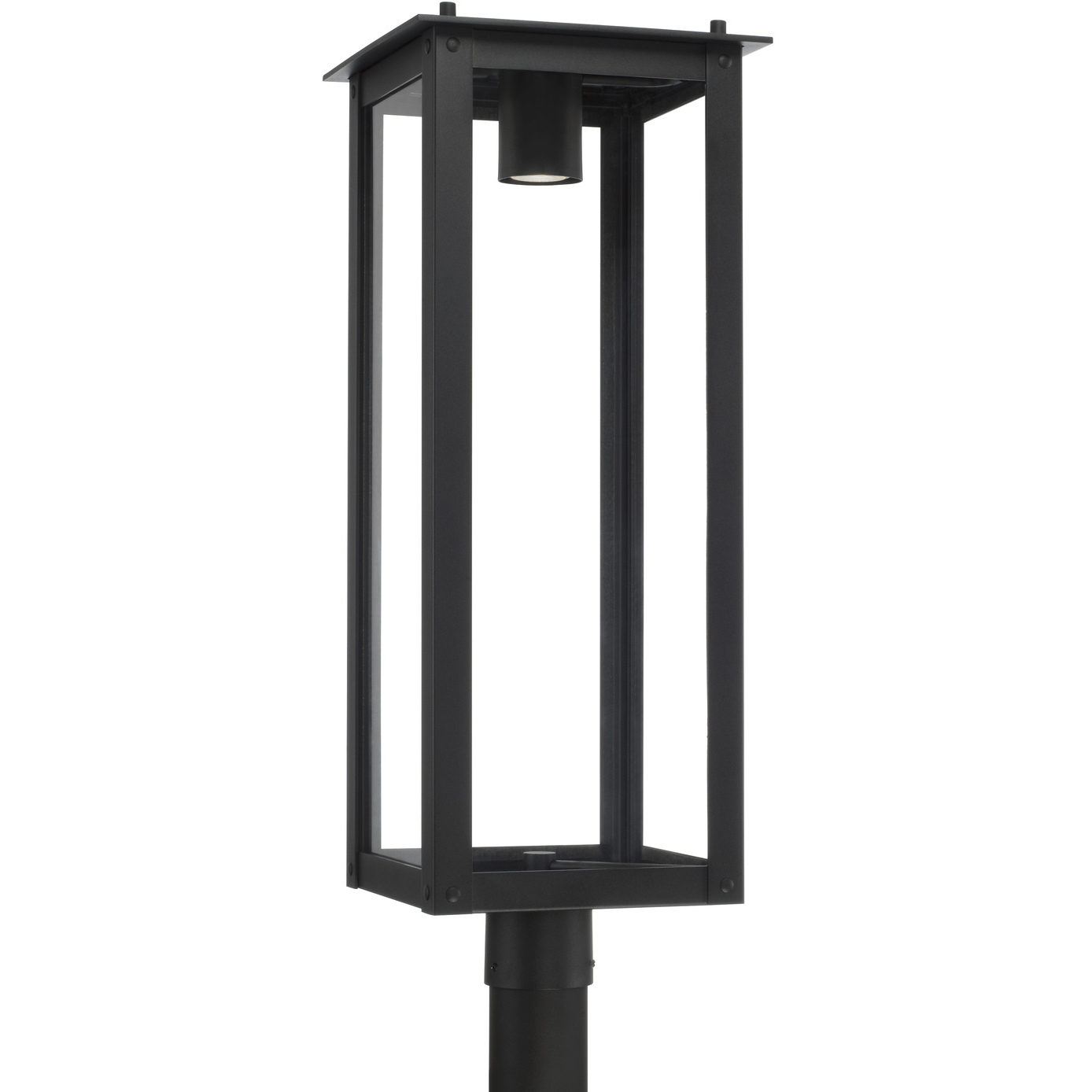 Hunt 1 Light 29 inch Black Outdoor Post Lantern