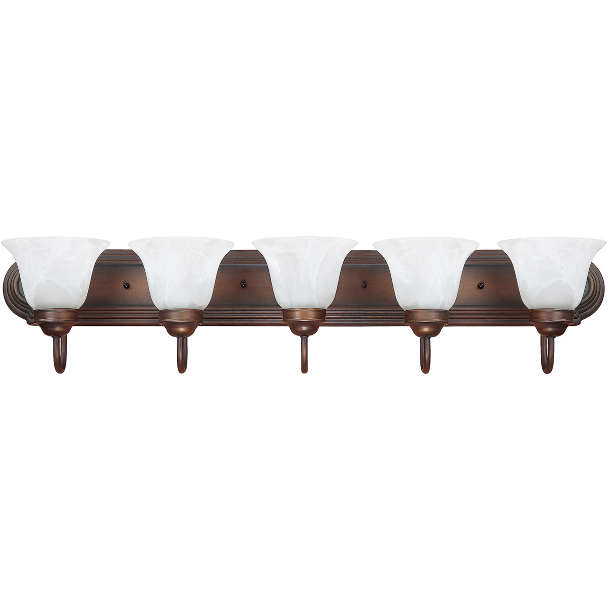 Arthur 5 Light 36 inch Burnished Bronze Vanity Light Wall Light