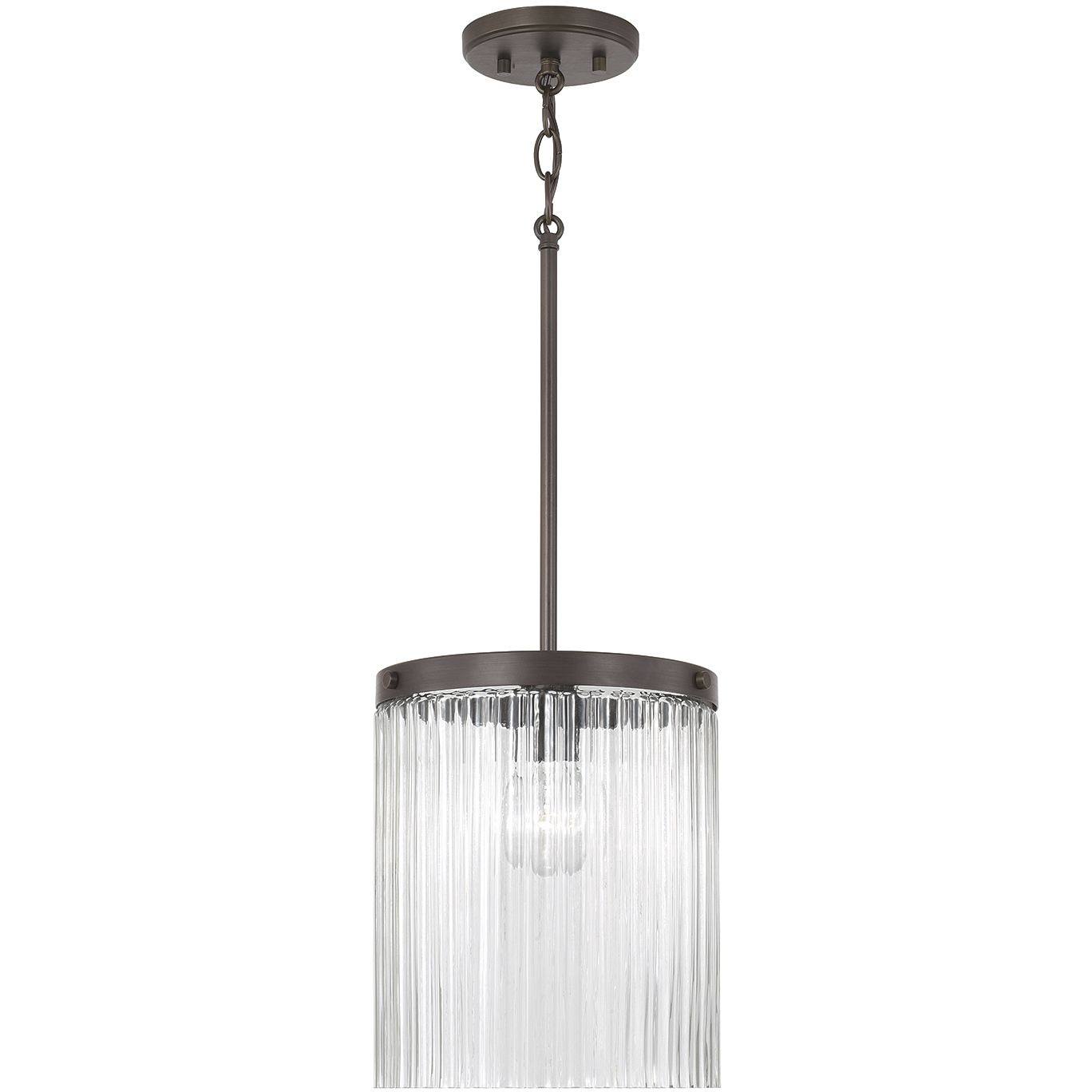 Vaughn 1 Light 10 inch Oil Rubbed Bronze Pendant Ceiling Light