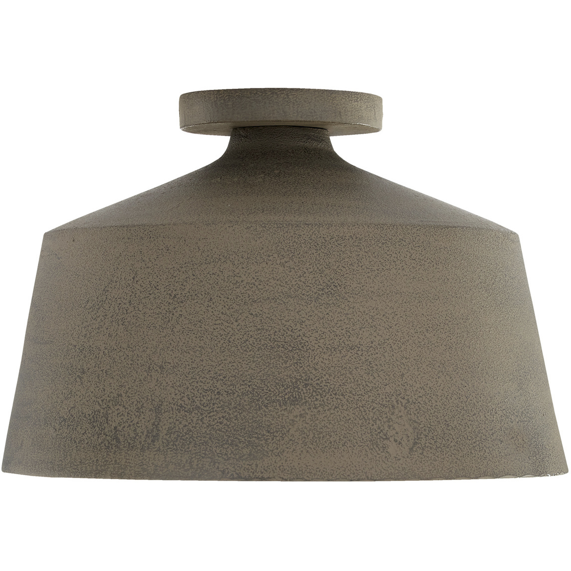 Quarry 1 Light 14 inch Clay Semi-Flush Ceiling Light