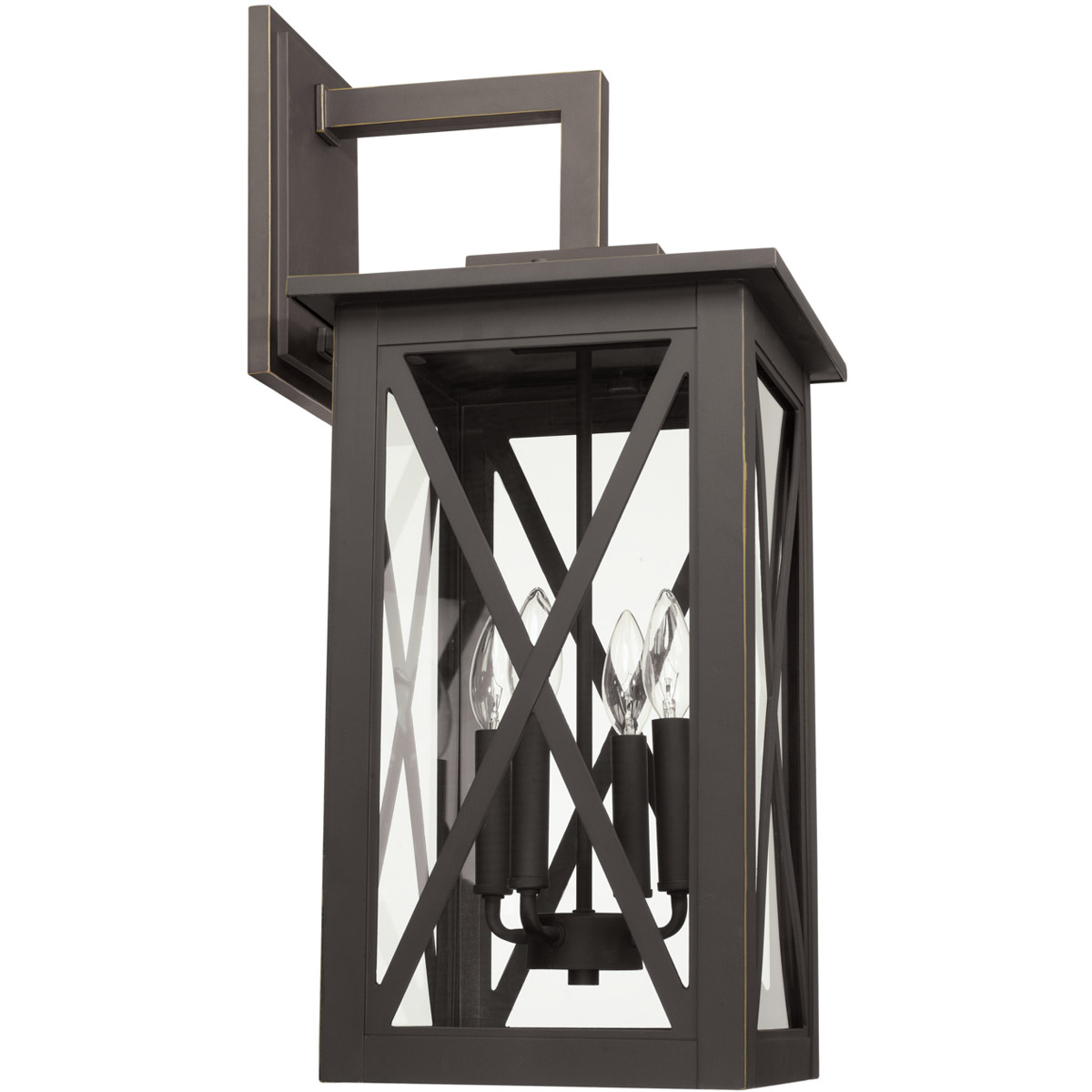 Avondale 4 Light 25 inch Oiled Bronze Outdoor Wall Lantern