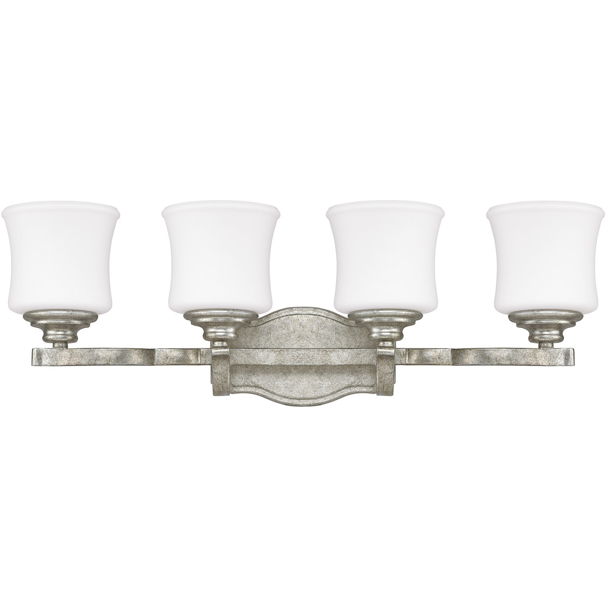 Blair 4 Light 27 inch Antique Silver Vanity Light Wall Light