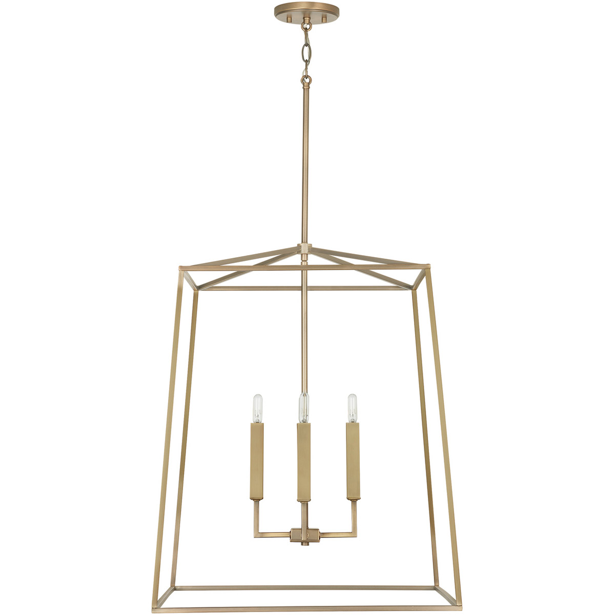 Thea 4 Light 22 inch Aged Brass Foyer Ceiling Light