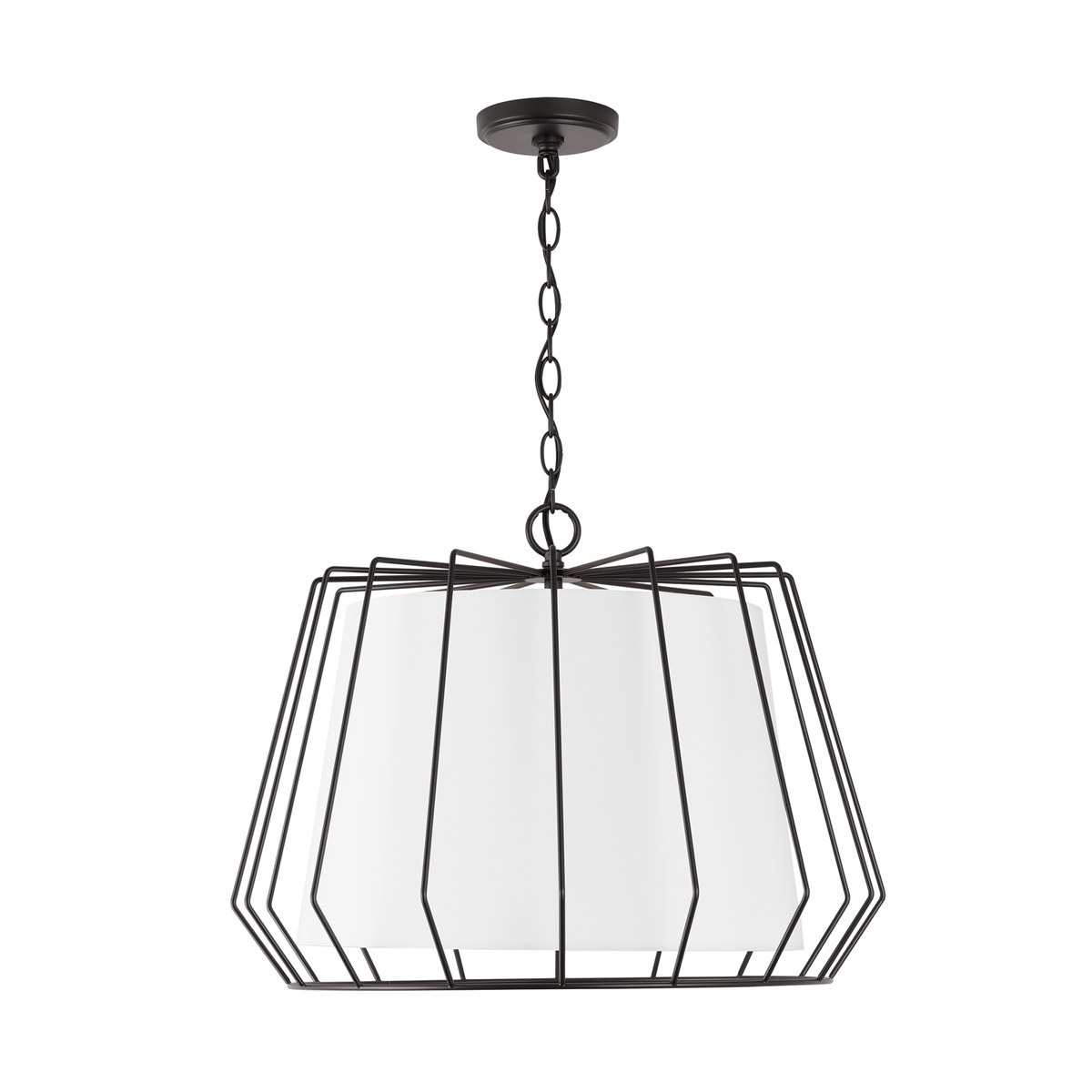 Corey 4 Light 22 inch Matte Black Pendant Ceiling Light
