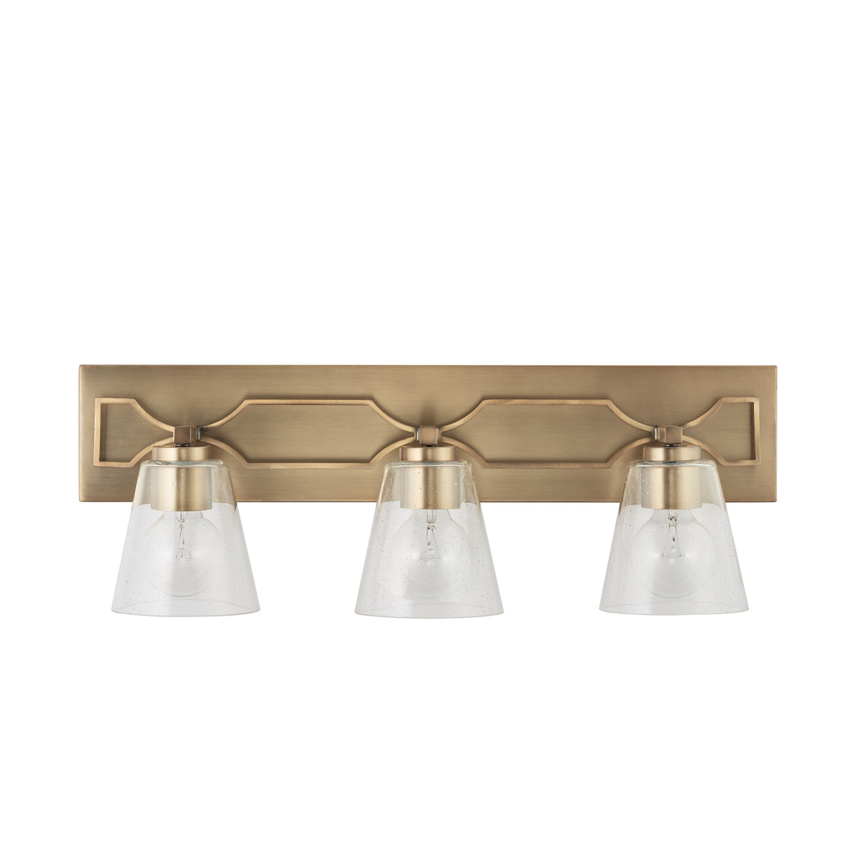 Jordyn 3 Light 26 inch Aged Brass Vanity Light Wall Light