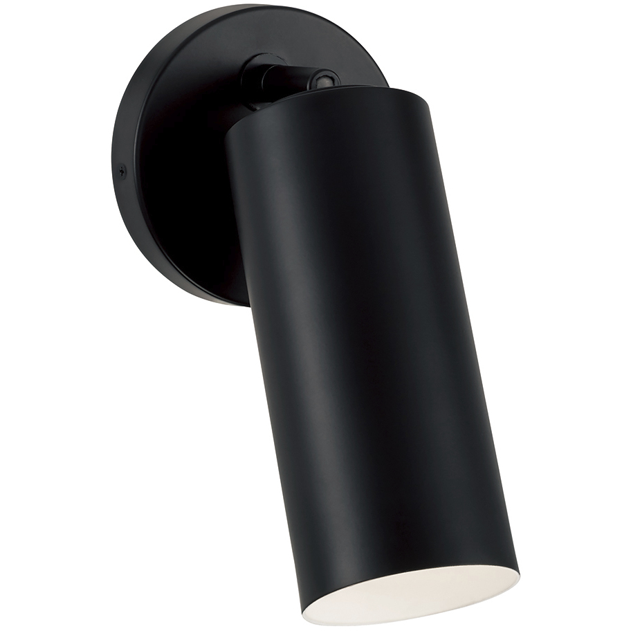 Capital Lighting Robbie 1 Light 5 inch Matte Black Sconce Wall Light 661711MB - Open Box