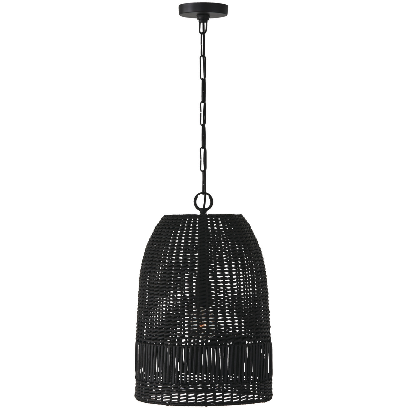 Naomi 1 Light 13.75 inch Matte Black Pendant Ceiling Light