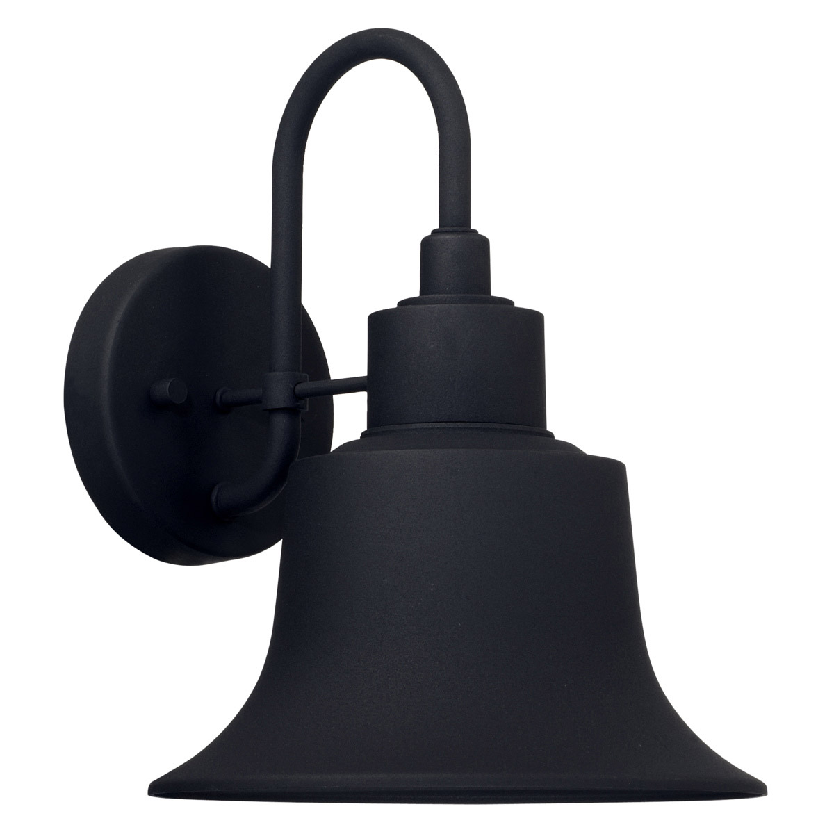 Capital Lighting Brock 1 Light 12 inch Black Outdoor Wall Lantern 926311BK - Open Box