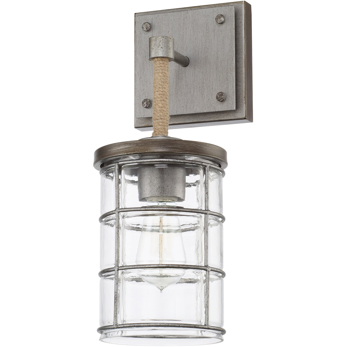 Colby 1 Light 6 inch Urban Grey Sconce Wall Light