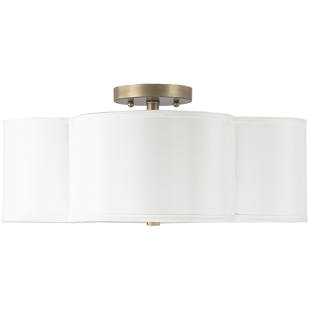 Capital Lighting 4453BG 561 Quinn 4 Light 18 inch Brushed Gold Semi Flush Mount Ceiling Light