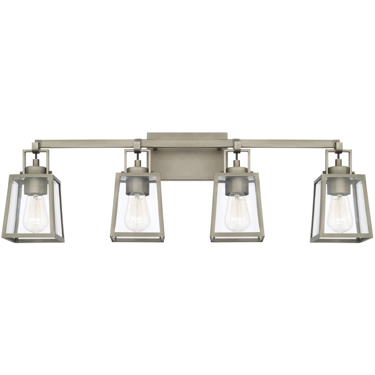 Kenner 4 Light 33.5 inch Antique Nickel Vanity Light Wall Light