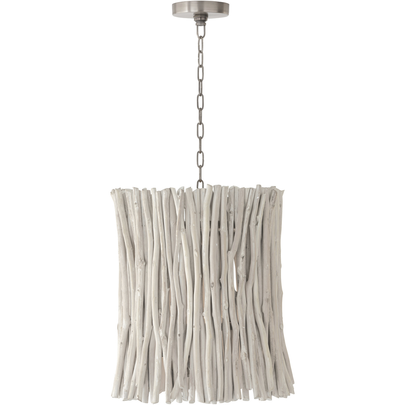 Cara 4 Light 15.5 inch Brushed Pewter Pendant Ceiling Light