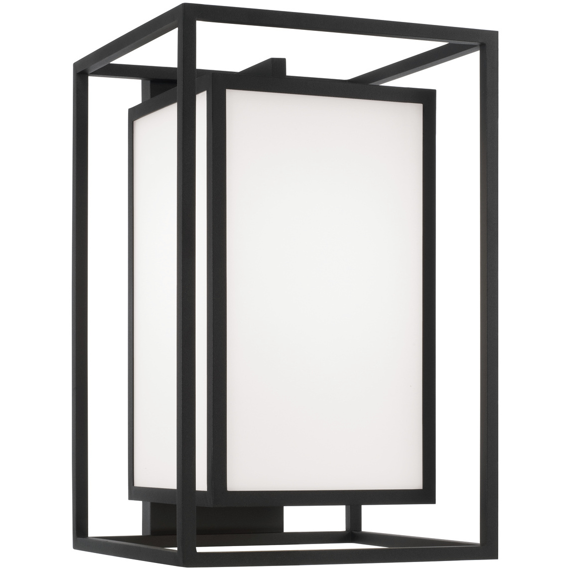 Aiden 1 Light 19.5 inch Black Outdoor Wall Lantern