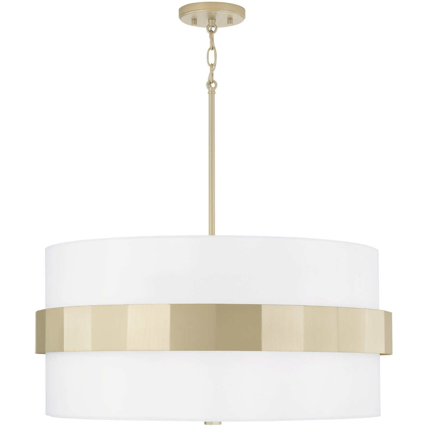 Sutton 4 Light 26 inch Soft Gold Pendant Ceiling Light