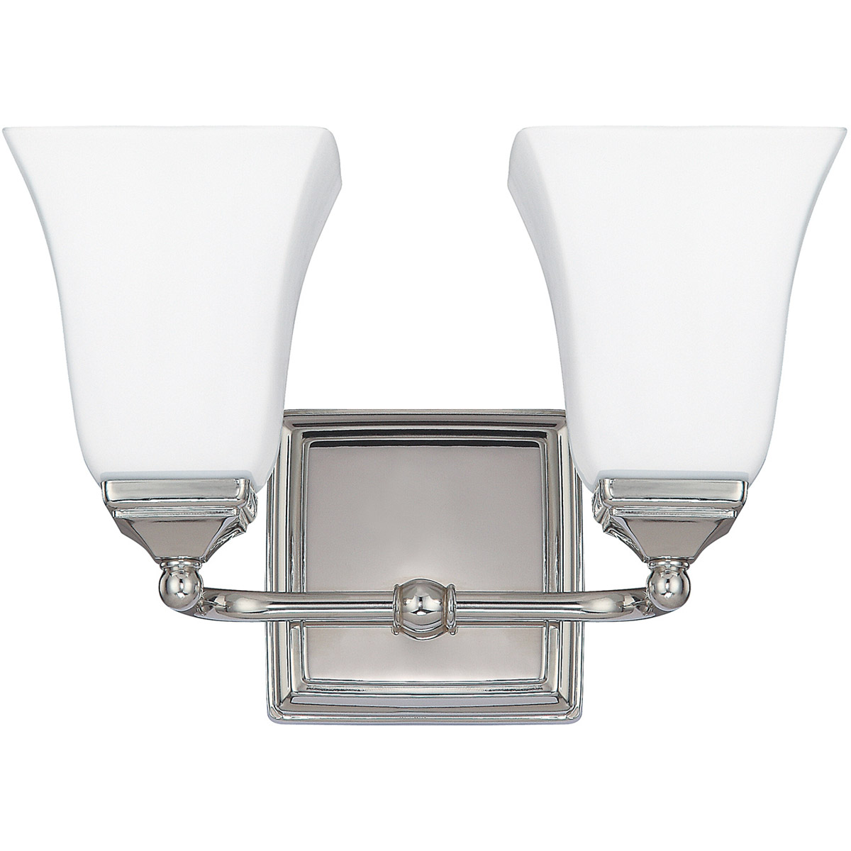 Cade 2 Light 12.5 inch Polished Nickel Vanity Light Wall Light