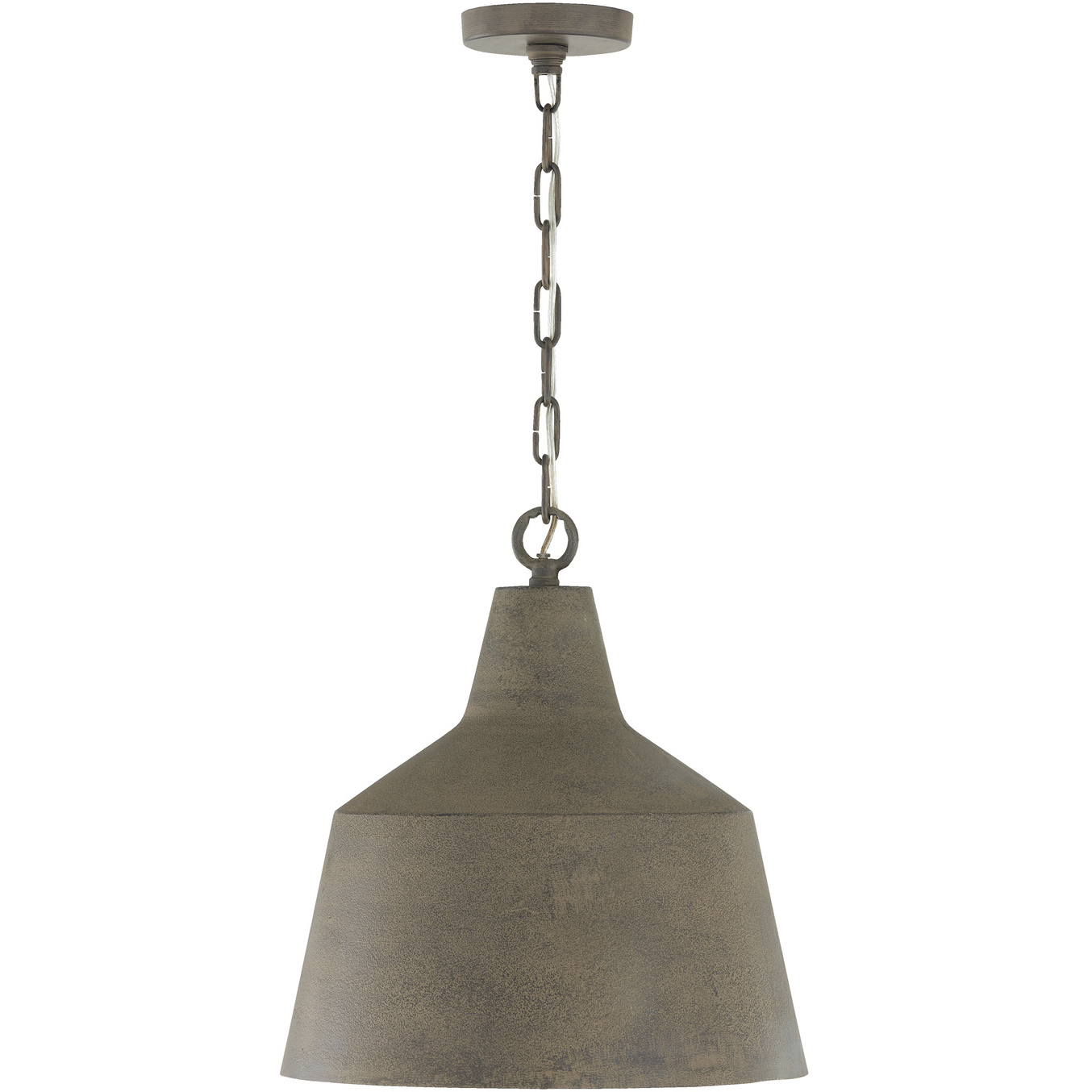 Quarry 1 Light 15.5 inch Clay Pendant Ceiling Light