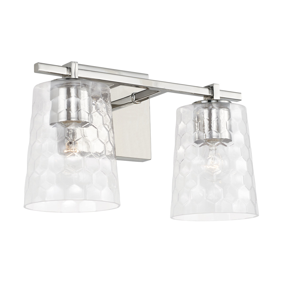 Burke 2 Light 14.5 inch Polished Nickel Vanity Light Wall Light