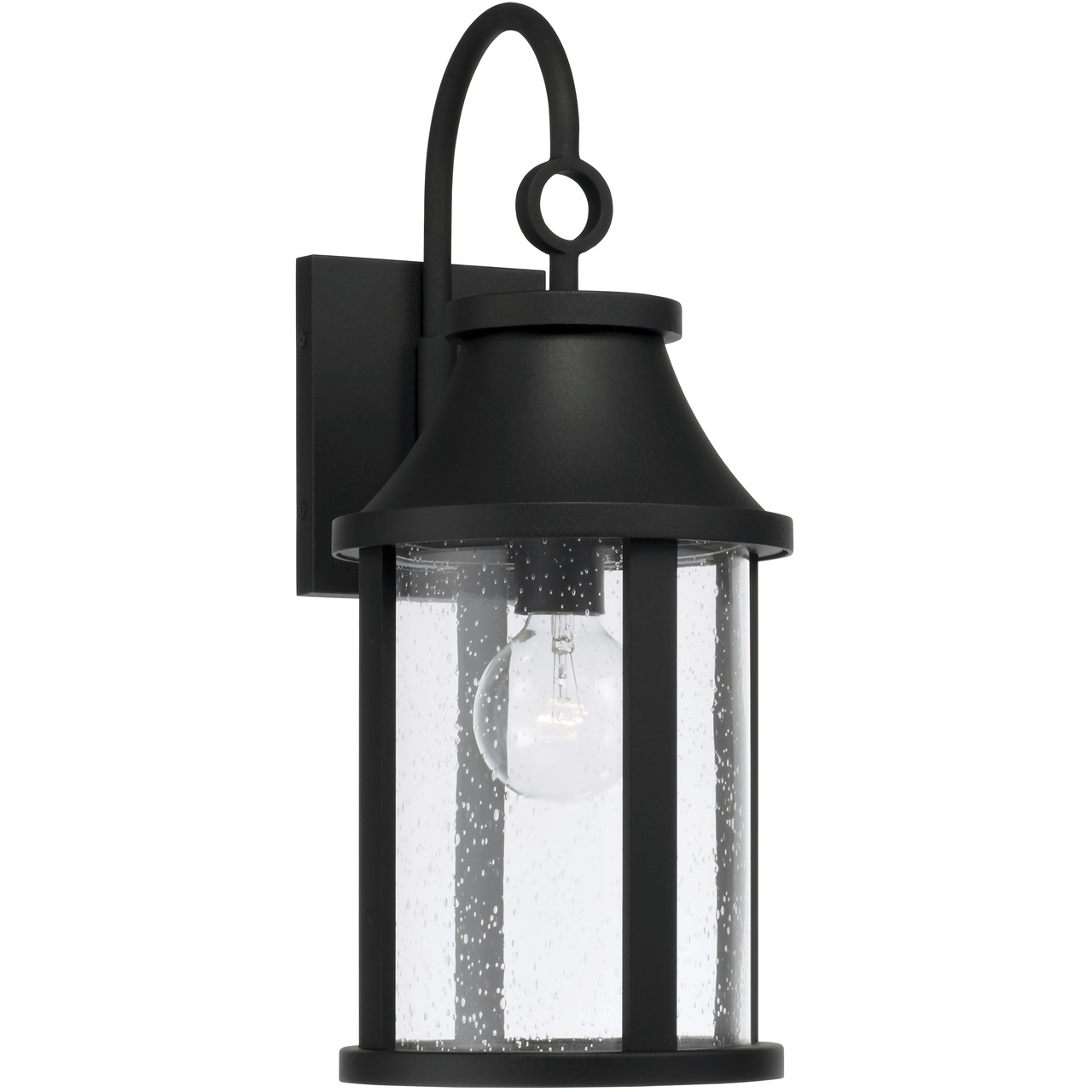 Bridger 1 Light 19 inch Black Outdoor Wall Lantern