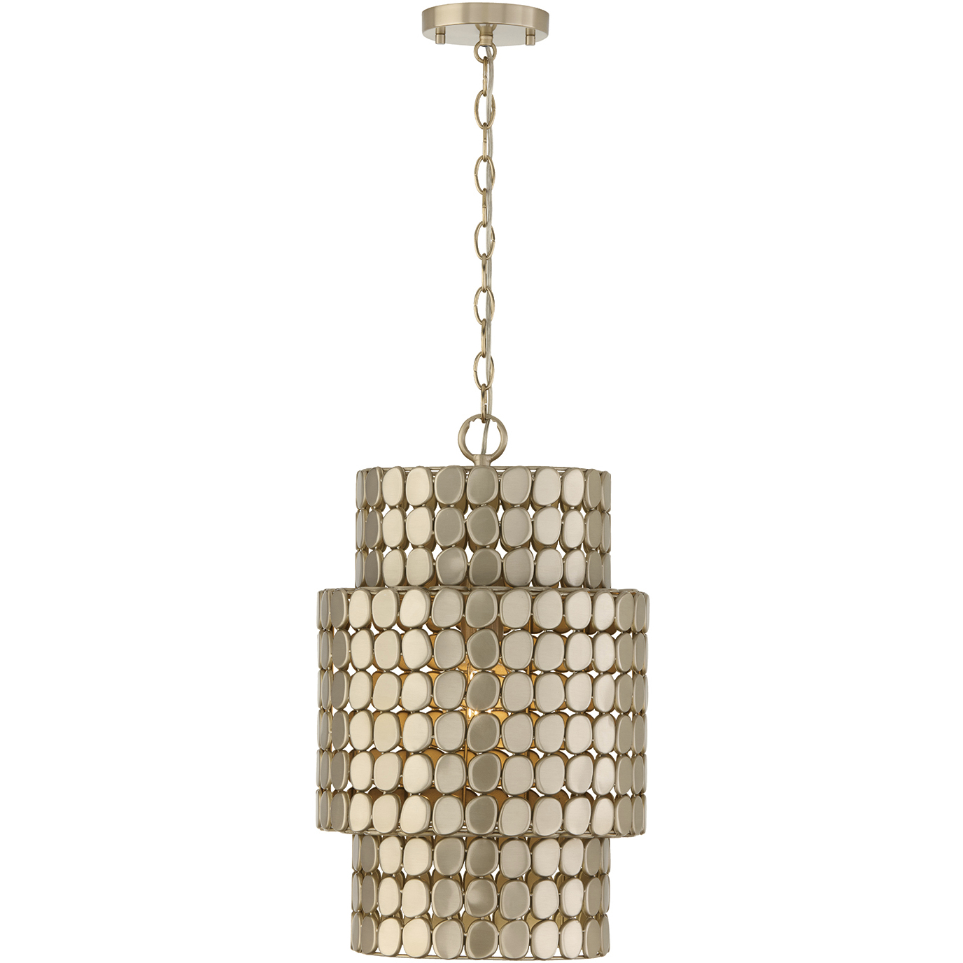 Eliana 1 Light 13 inch Champagne Brass Pendant Ceiling Light