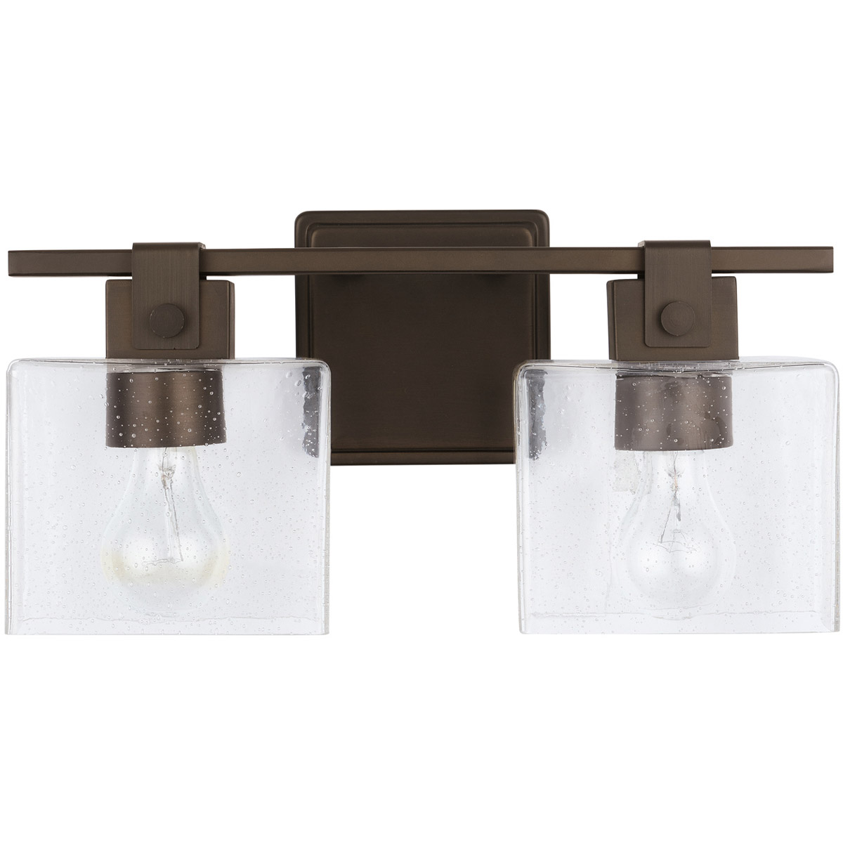 Graham 2 Light 15.5 inch Oil Rubbed Bronze Vanity Light Wall Light
