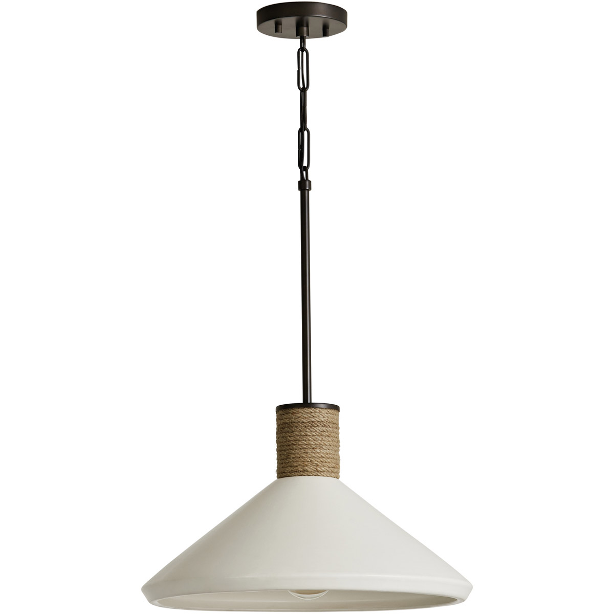 Capital Lighting Destin 1 Light 18 inch Dark Pewter Pendant Ceiling Light 340613PW - Open Box